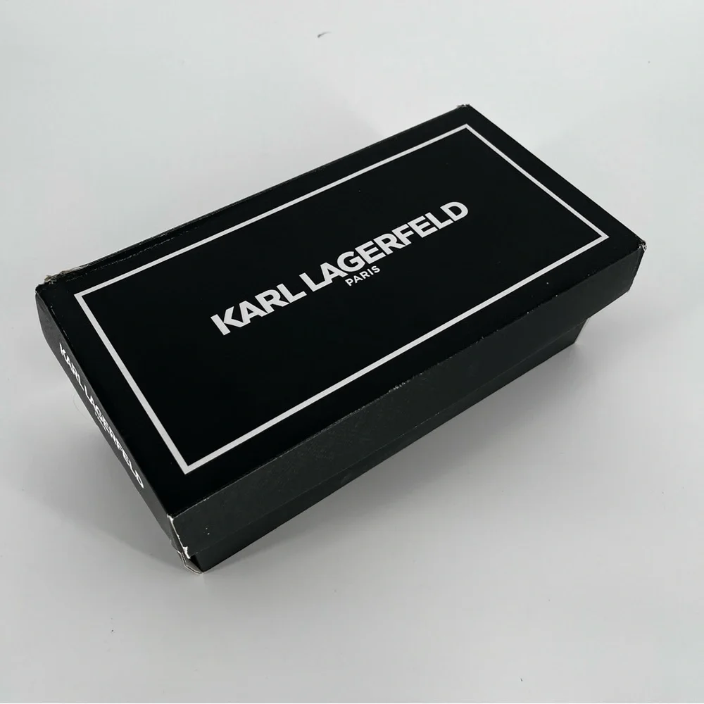 Karl Lagerfeld Michaela Espadrille Flats White Logo - Size 9.5 - Picture 11 of 12